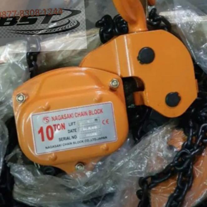 Nagasaki Chain Block Takel 10 Ton X 5 Meter, #Basis Teknik