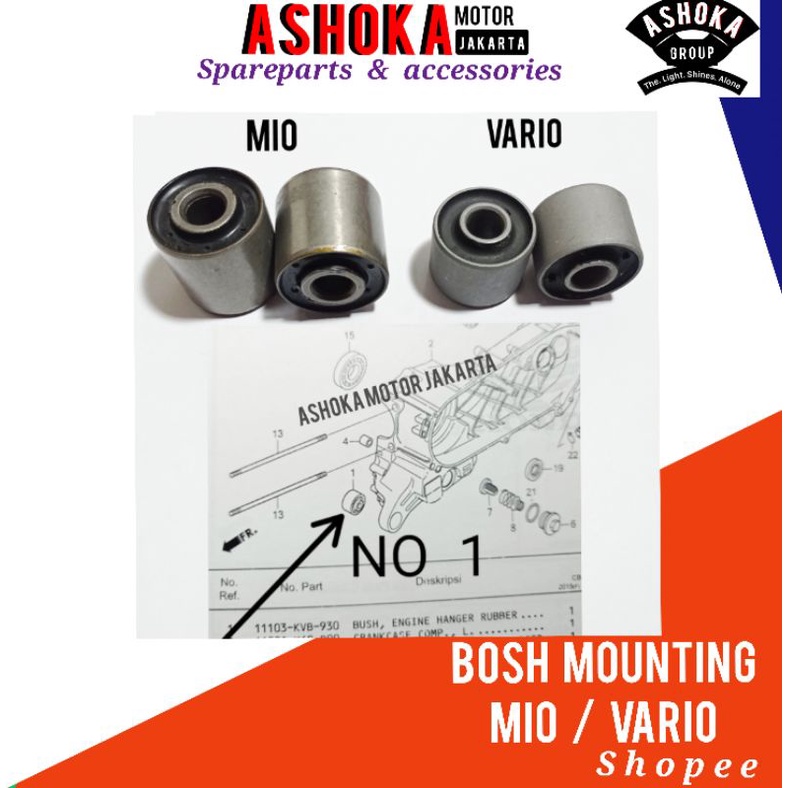 083// Bosh bush fork engine mounting vario beat mio
