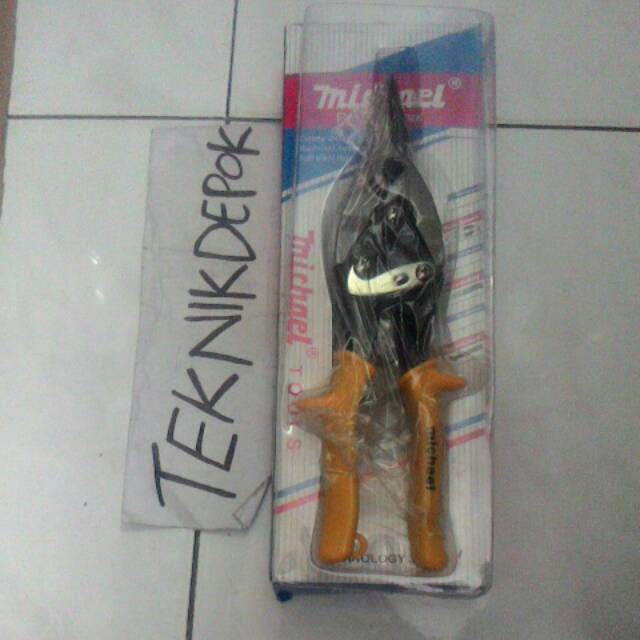

Gunting 10 inch gunting seng hollow alat potong Gunting baja kuningan michael