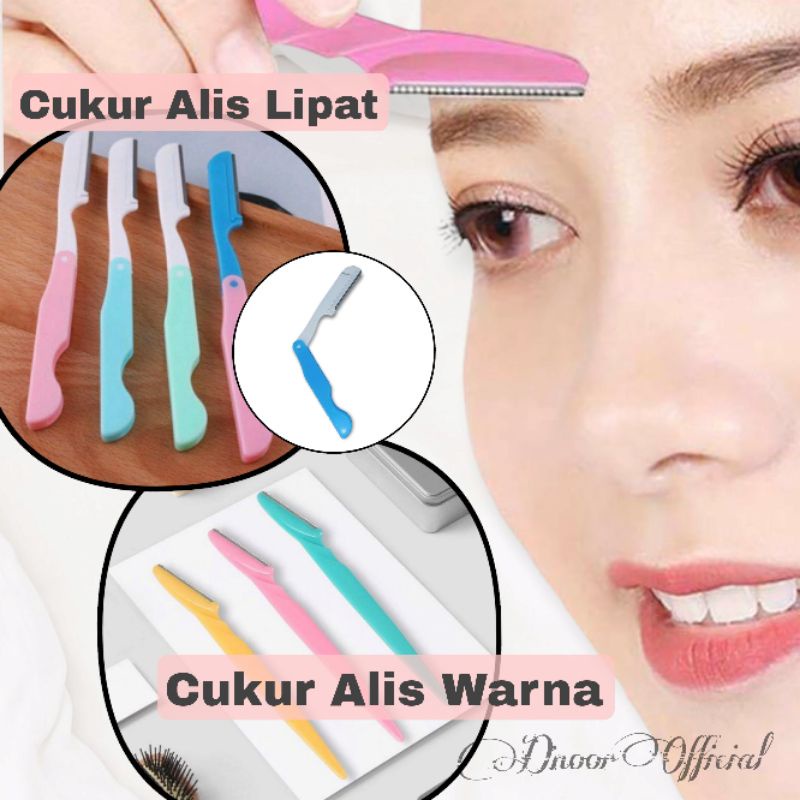 Alat Pencukur Alis Bulu Tangan Lipat / Pisau cukur Alis / eye brow razor