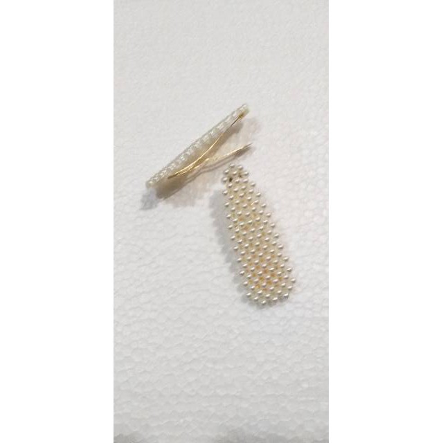 grosir   Jepit gaya korean 6 pcs pearl hairclips #003