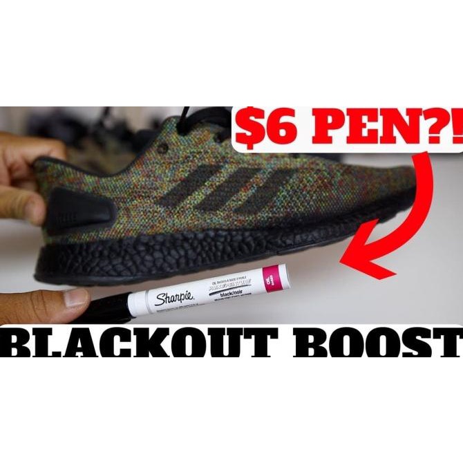 

Sharpie White BLACK OIL Based REPAINT BOOST nmd ultraboost yeezy ORI