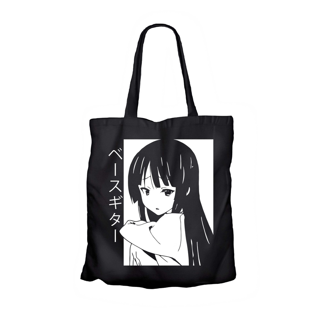 Tote bag anime sticker AKIYAMA MIO - K-ON material canvas