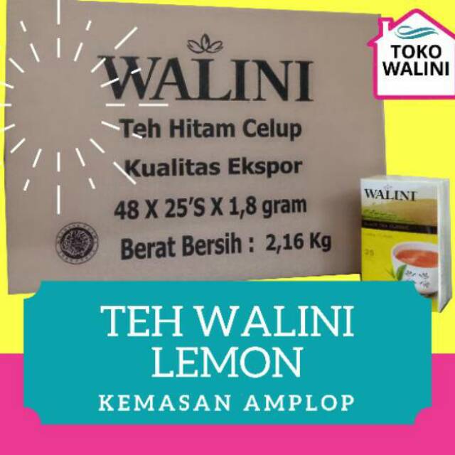 

Teh Walini Lemon Amplop ( / karton isi 48 dus )