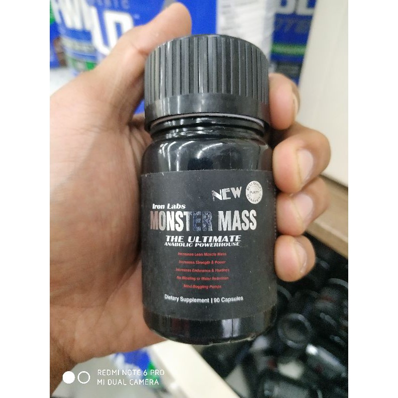 duper iron labs monster mass 90caps monstermas sadis barang bru original