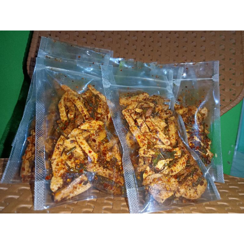 

kripik singkon pedas ,basreng pedas /asin ,cirengpedas