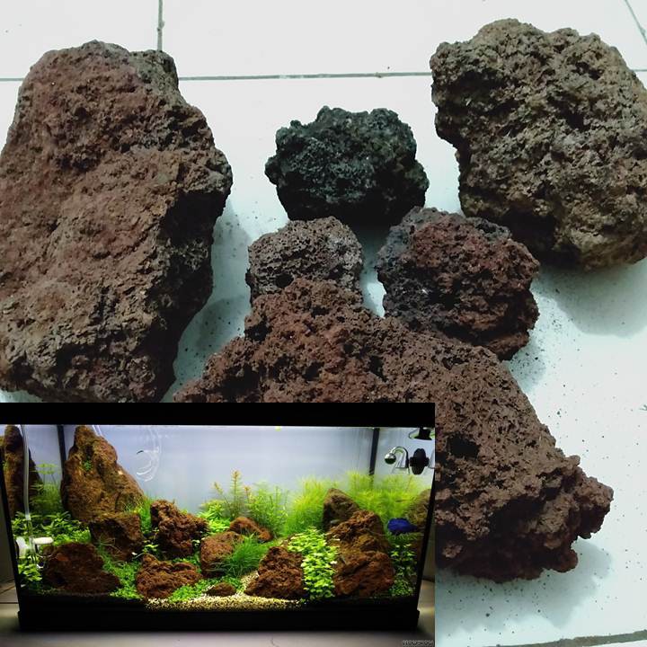 1 Kg Batu Lava Rock Lava Rough Aquarium Aquascape Shopee Indonesia