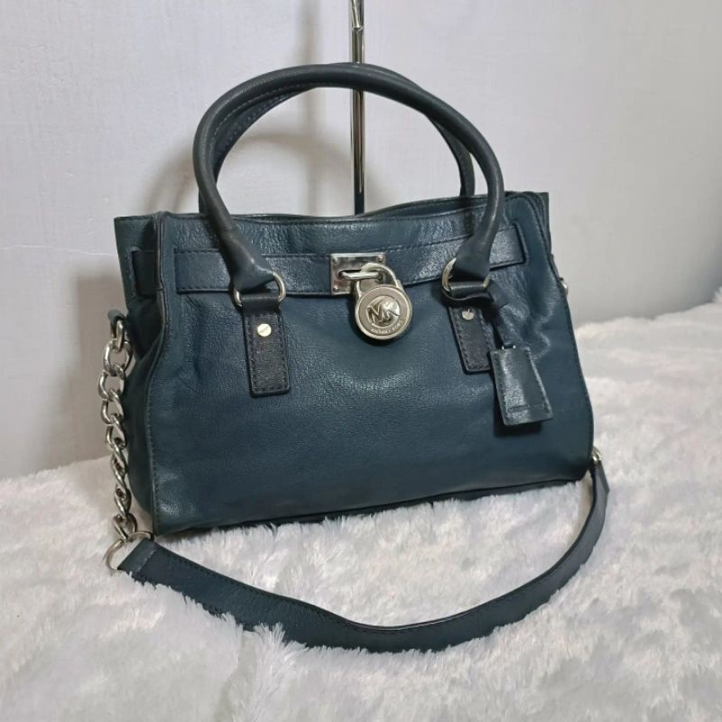 Tas MK Michael Kors Hamilton Authentic Original Preloved Second Kulit Asli