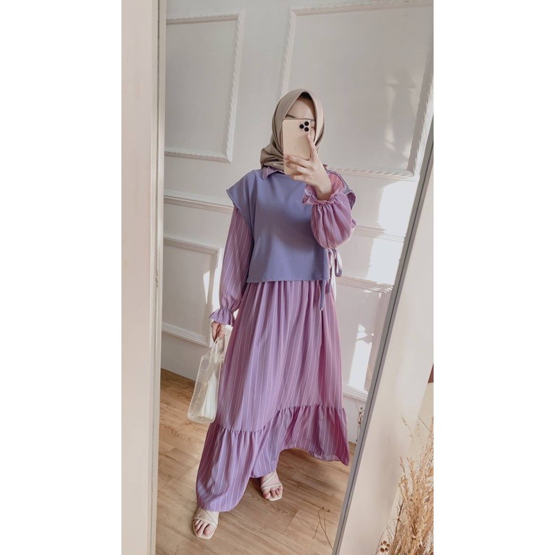 Ezra Stripe Set Maxi