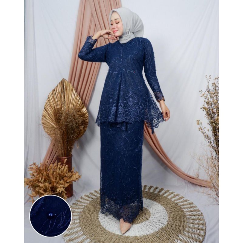 SETELAN KEBAYA TULLE/KEBAYA WISUDA/KEBAYA TUNANGAN