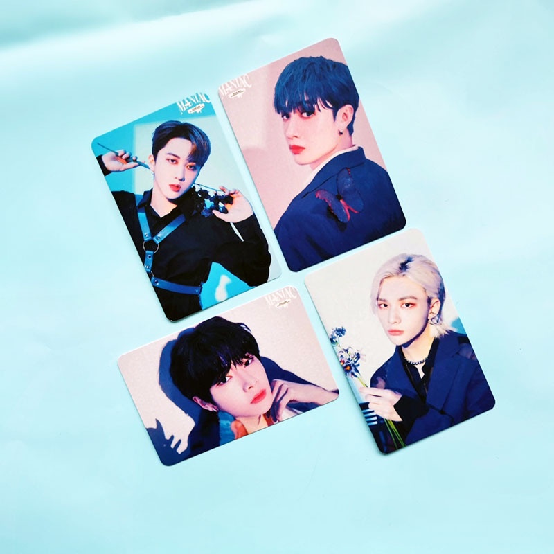 8pcs / Set Kartu Pos Desain STRAY KIDS ALBUM MANIAC Ukuran Kecil