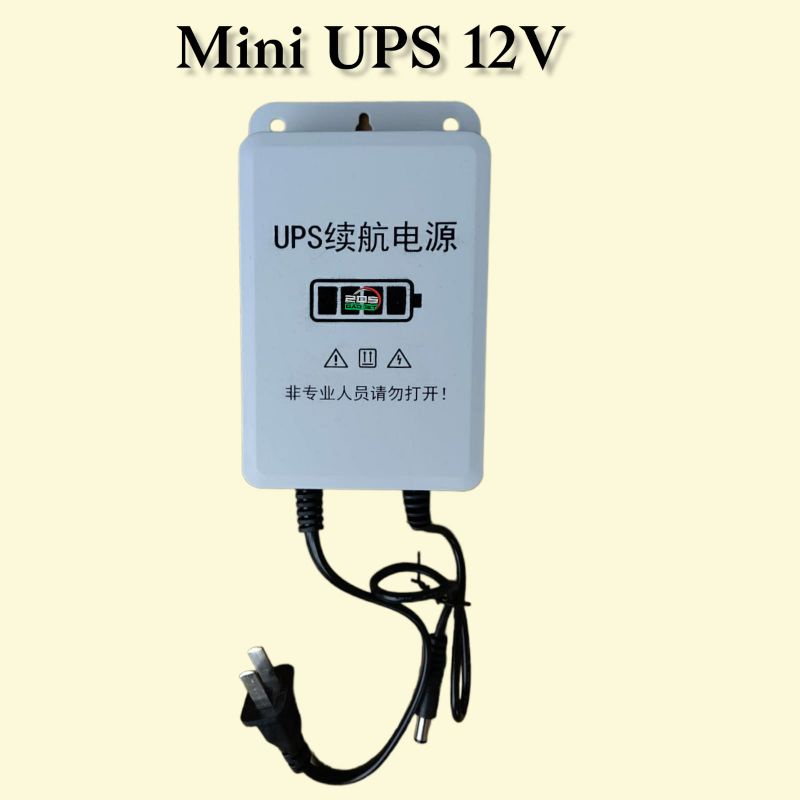Mini UPS 12V Garansi 1 Bulan For Beckup Daya Router CCTV dll