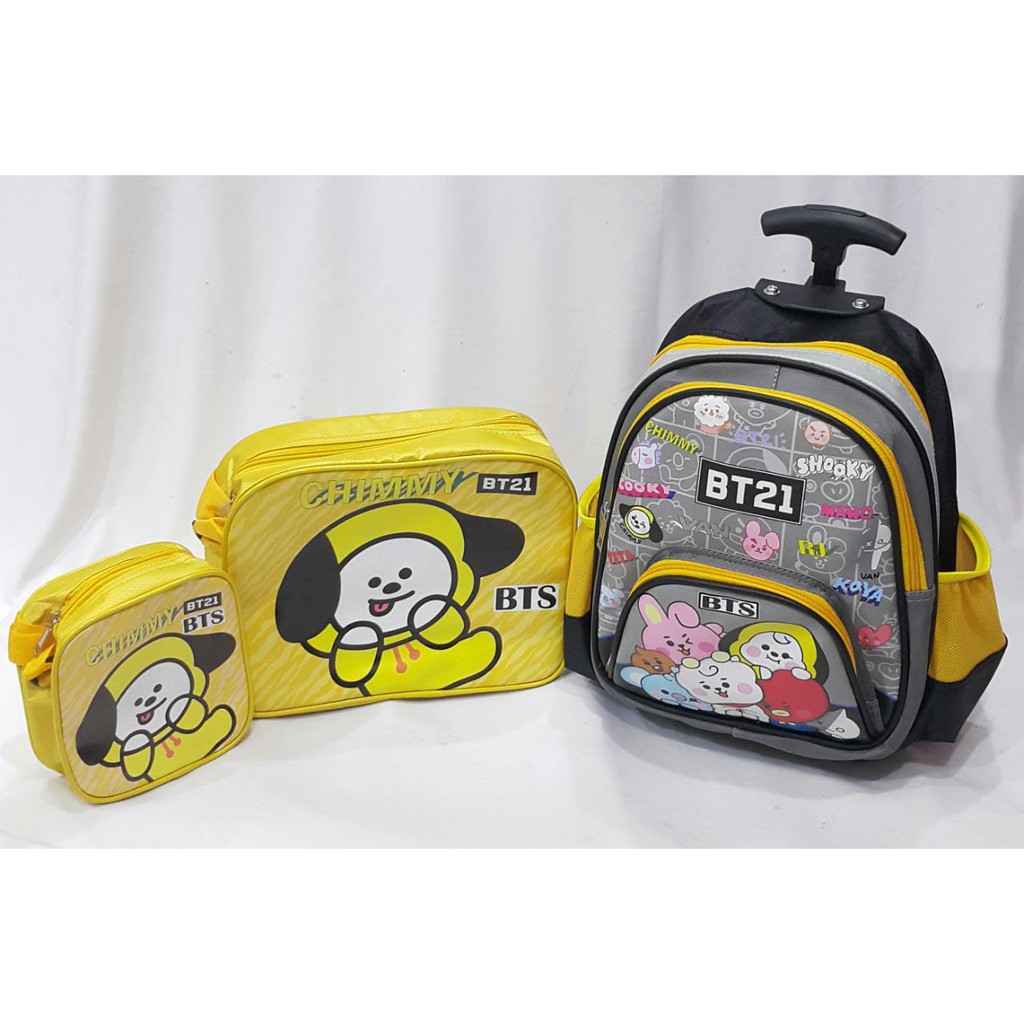 JOYELSY-SALE PROMO TROLY/ Ransel 12&quot; TK NJ41 BTS KUNING