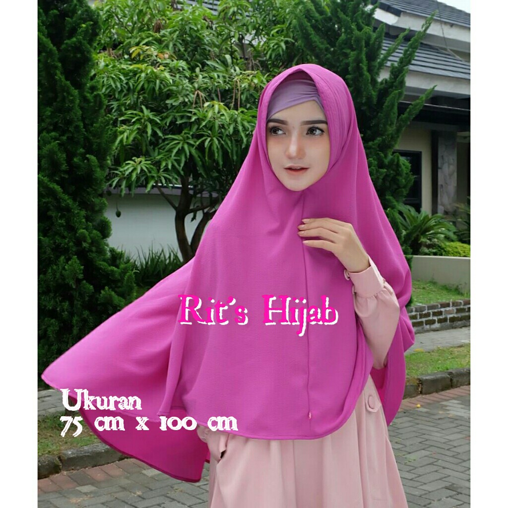 JILBAB/KERUDUNG KHIMAR PET JUMBO PENGUIN SYARI PET ANTEM KHIMAR INSTAN