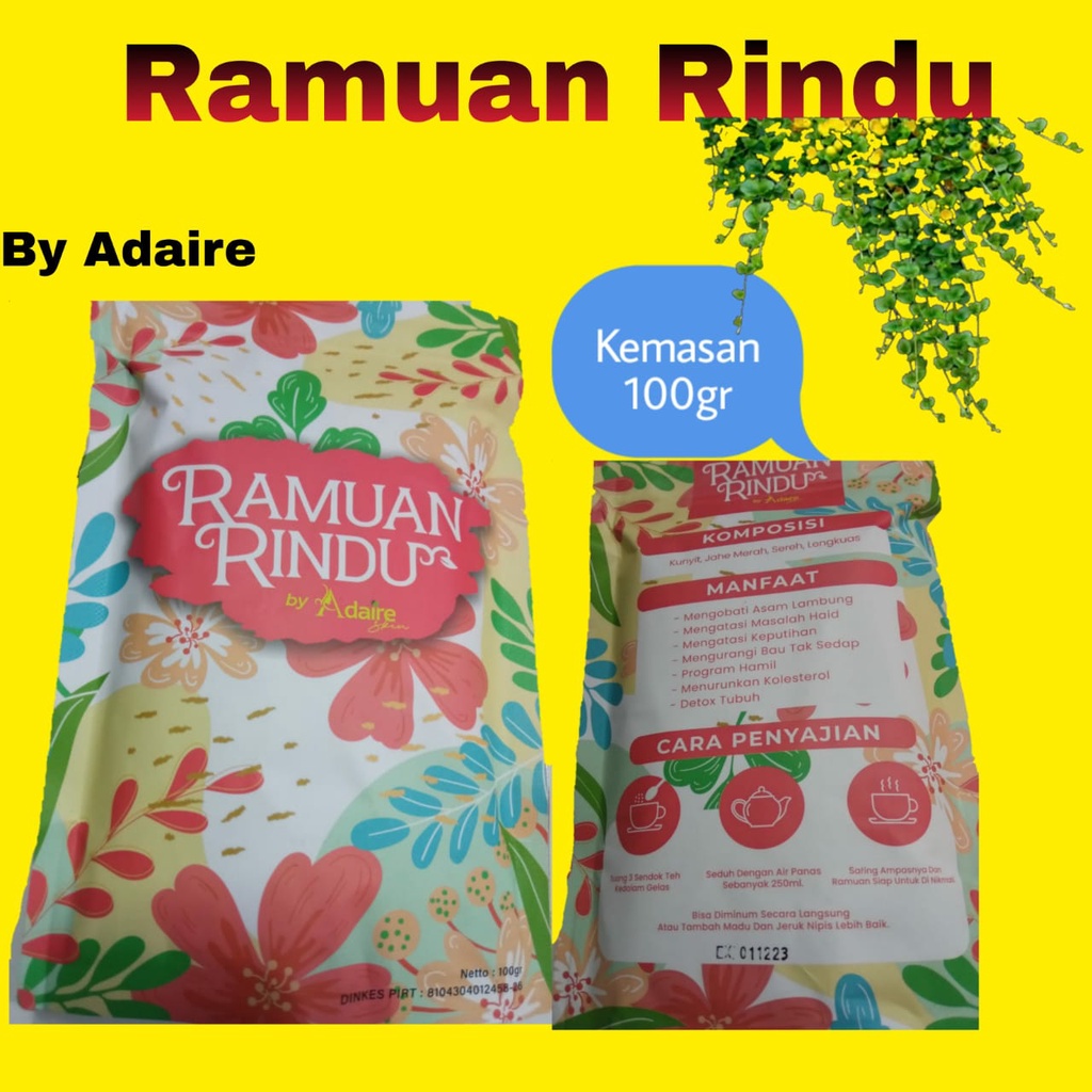 ADAIRE RAMUAN RINDU 100gr