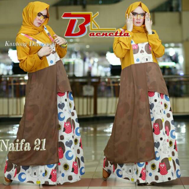 Set Kulot Motif Linen Naifa 21 Ori Branded by Baenetta READY