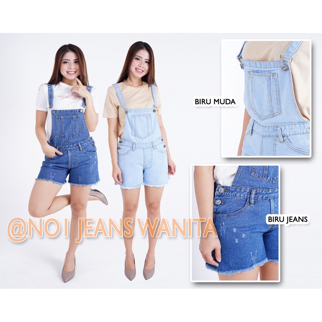 Bawahan Wanita Overall  Levis Pendek  Overall  Jeans  