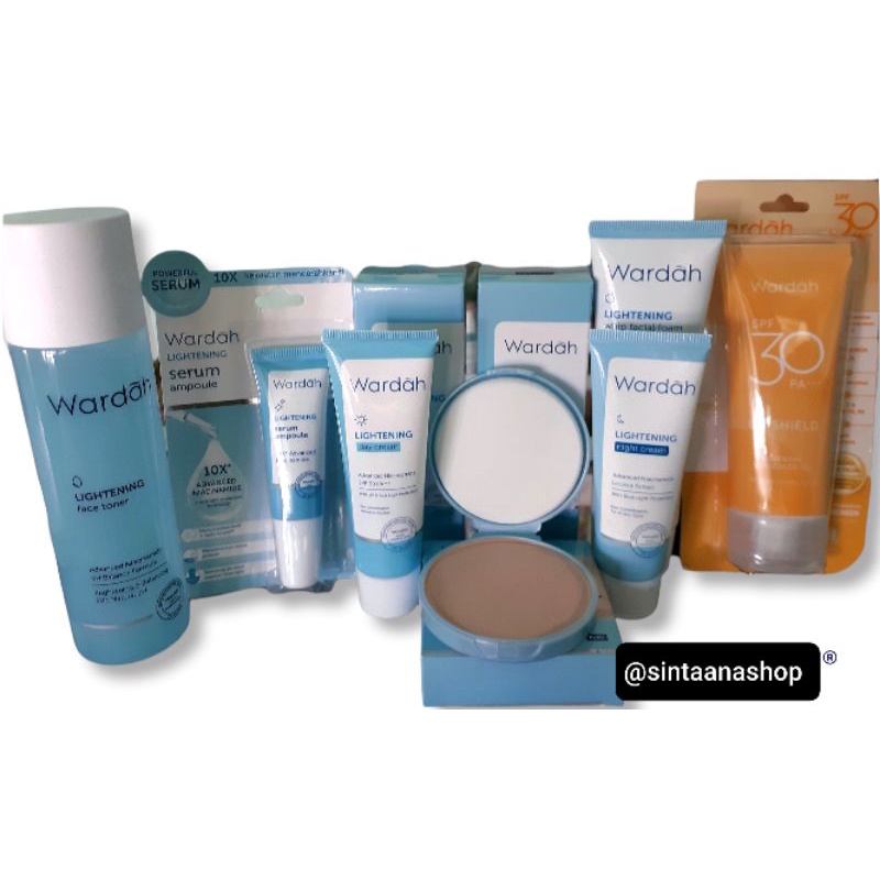 Wardah Lightening Paket Lengkap | Wardah Paket Skincare | Wardah Suncreen