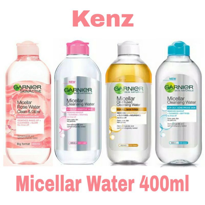 Garnier Micellar Water 125 | 400 ml | Sensitive / Acne / Oil / Rose / Vit c