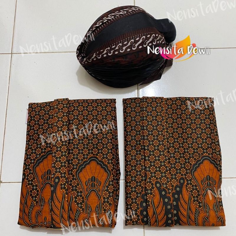 Set Baju Prewedding / Baju Couple Adat Jawa - Jogja, Motif Truntum Garuda