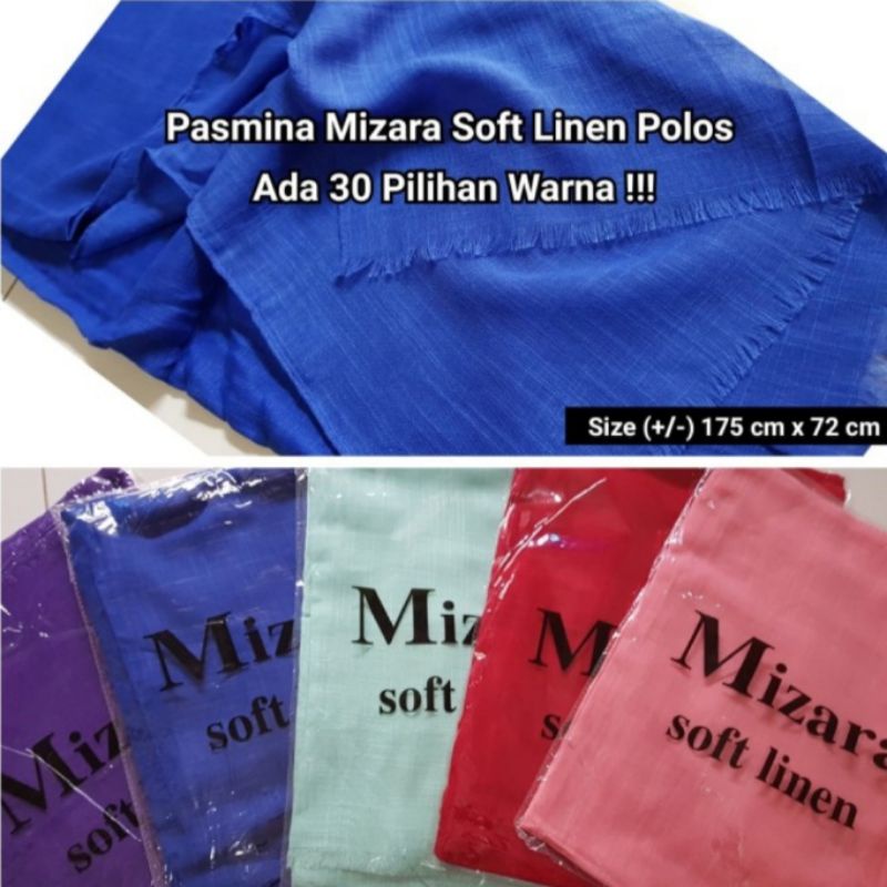 Pasmina Soft Linen Pashmina Halus Selendang Murah