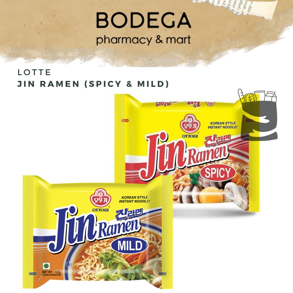 

Ottogi Jin Ramyun Mild & Spicy / Ramen Korea | 120gr (BODEGA MART)