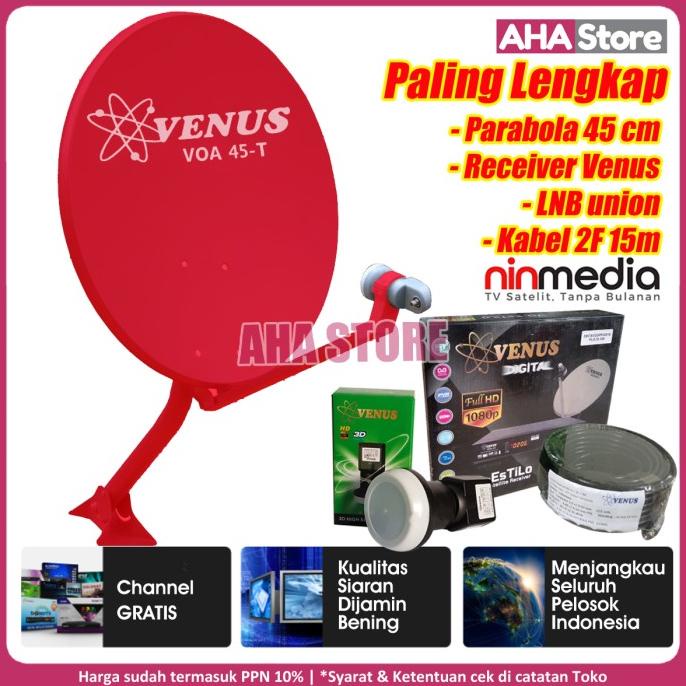 Venus Paket Set Parabola Mini 45 cm Ninmedia VOA-45