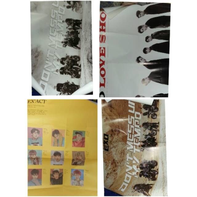 Poster Official Exo, Nct Dream, Nct 127, Seventeen