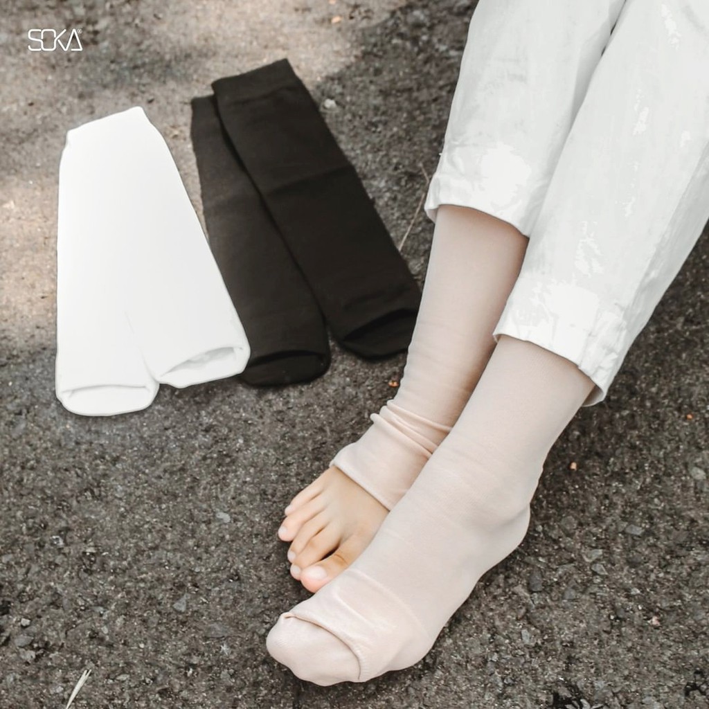 Kaos Kaki Soka Wudhu Cotton - Kaos Kaki Wudhu Bahan Katun