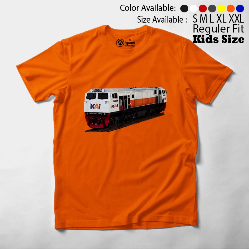 Baju Anak / Kaos Atasan Anak Laki Laki Kereta Api KAI CC206