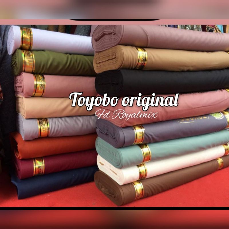 ( COD) Toyobo / Toyobo premium / Toyobo royal mix. / Katun hakus. katun jepang / bahan kemeja/ kain gamis