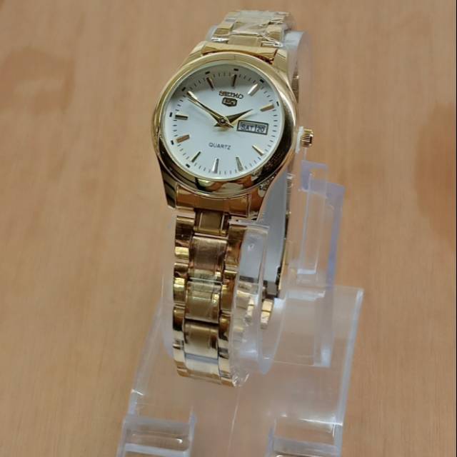 Jam Seiko wanita, Tgl + Hari aktif/on, water resist, terbaru.