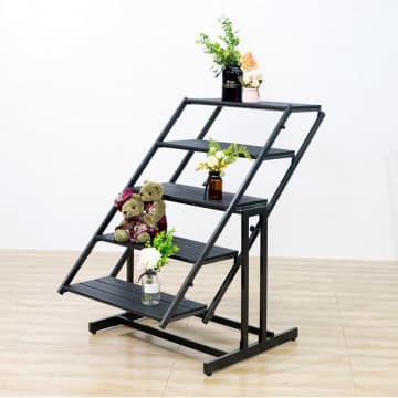 Meja & rak convertible multifungsi krisbow / convertible table black / meja lipat / rak krisbow