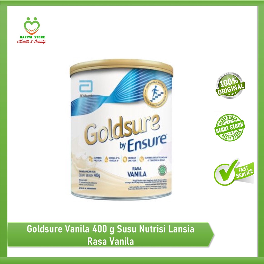 

Goldsure By Ensure Rasa Vanila 400 Gram Kaleng