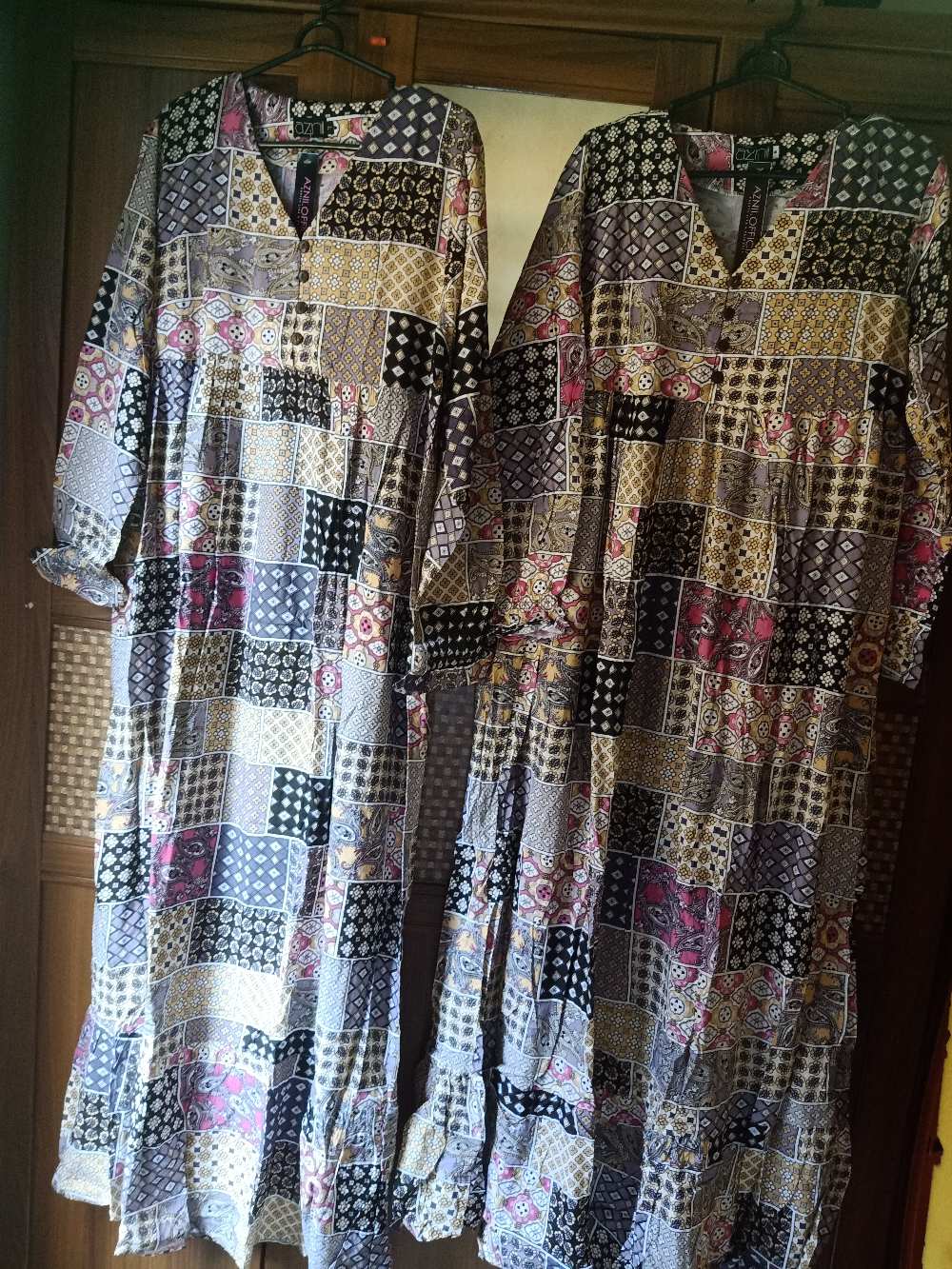 Gamis Couple Seri 3 (motif Batik) / Gamis Couple / Gamis Harian / Gamis Lebaran / Gamis Casual