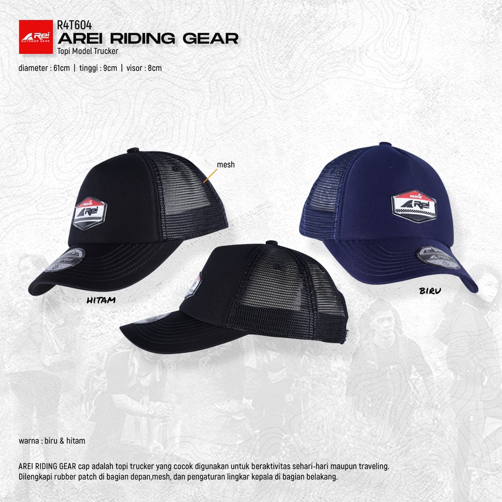 TOPI AREI RIDING GEAR HAT