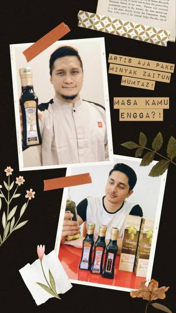 Mumtaz Minyak Zaitun Extra Virgin Olive Oil 100% Asli Untuk Diminum