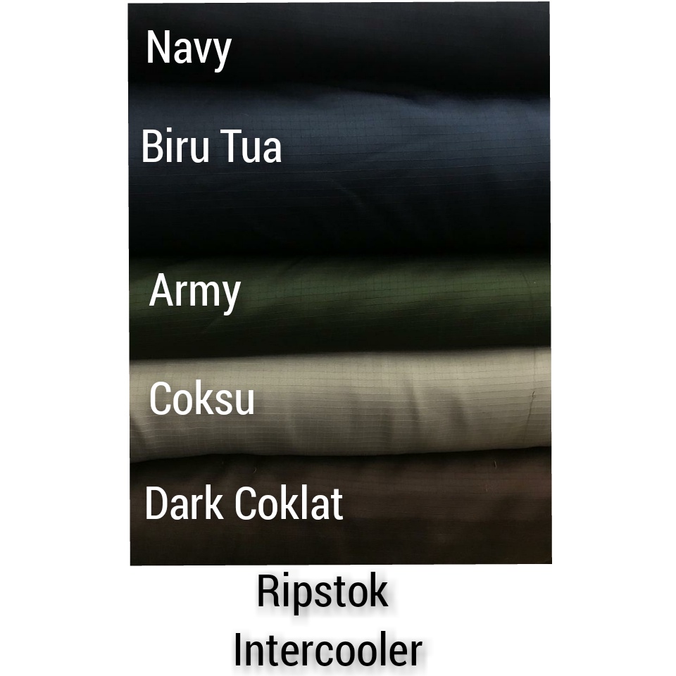 Kain Twill Drill Polyester High Twist INTERCOOLER Bahan Celana Baju Jas Seragam PDH Meteran