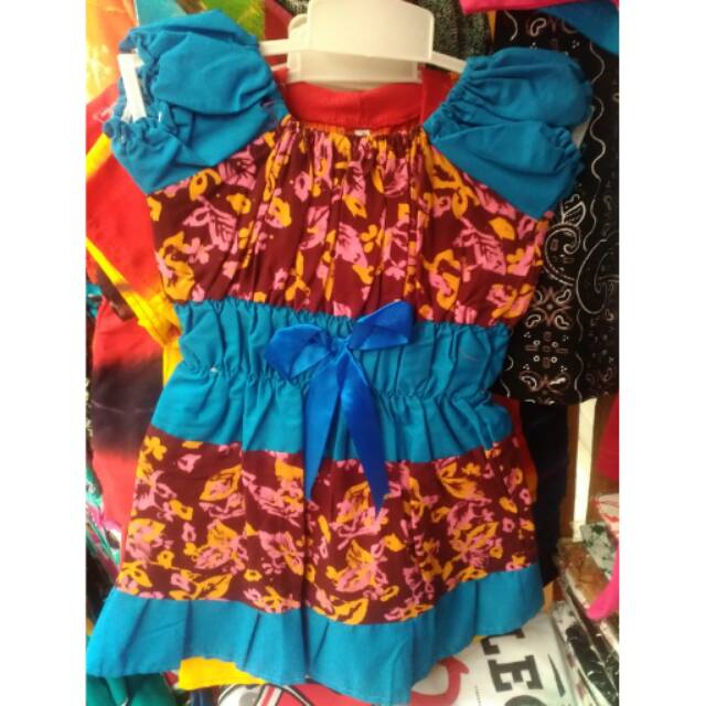 TERMURAH! Dress Batik Cantik Untuk Bayi dan Anak 3 bulan - 2 tahun - Setelan Anak Perempuan Jogja