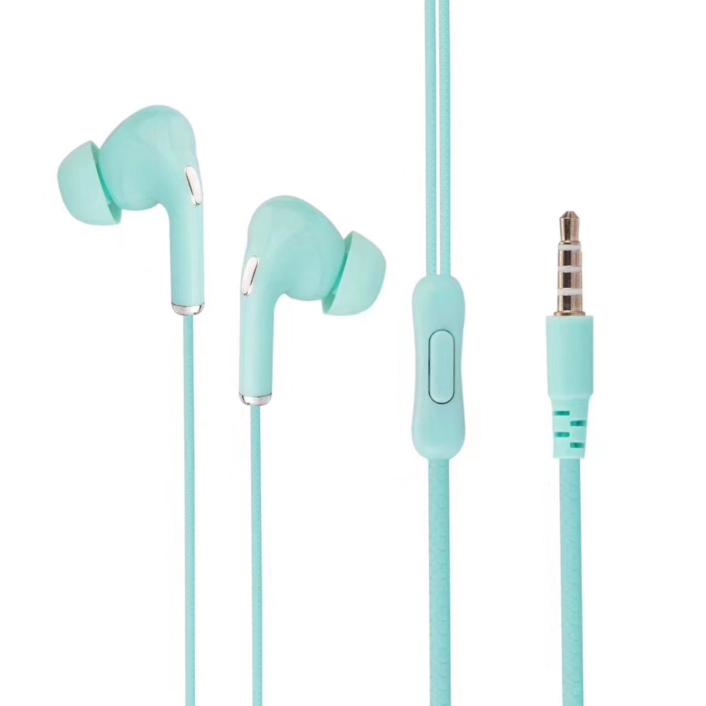 U28 Music Earphone Extra Bass Headset Stereo Macaroon