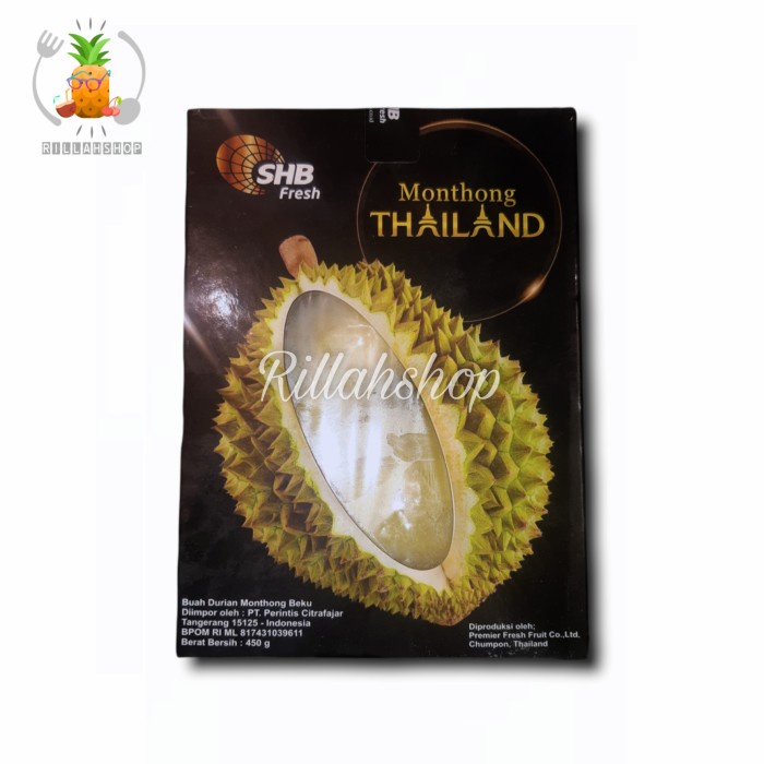 

Durian Monthong Thailand Frozen SHB Fresh (450g)