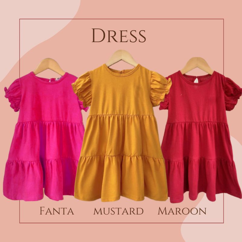 Dress Anak Perempuan 1-7 Tahun / Baju anak Murah