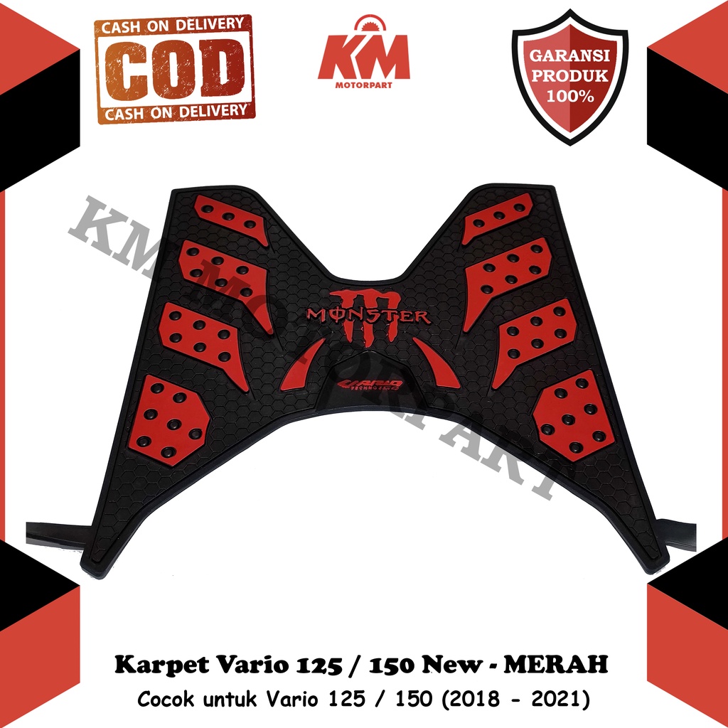 Karpet Vario 150 New 2018 2018 2020 2021 Pijakan Kaki Vario 125 Bordes Alas Kaki Variasi