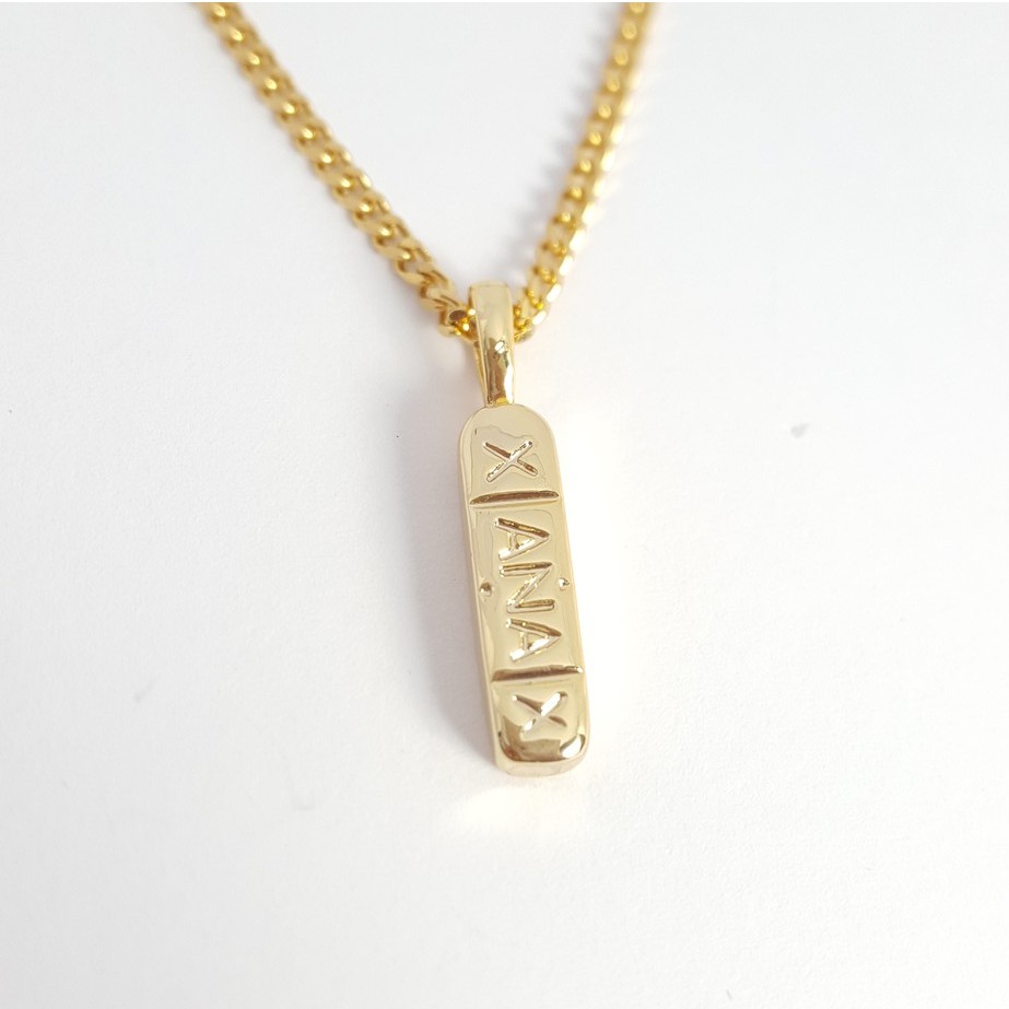 Kalung Emas Pria Hypebest Hiphop Necklace Gold XANAX