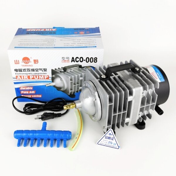 Air Pump Yamano ACO 008 Mesin Pompa Gelembung Udara Oxy Aquarium Kolam