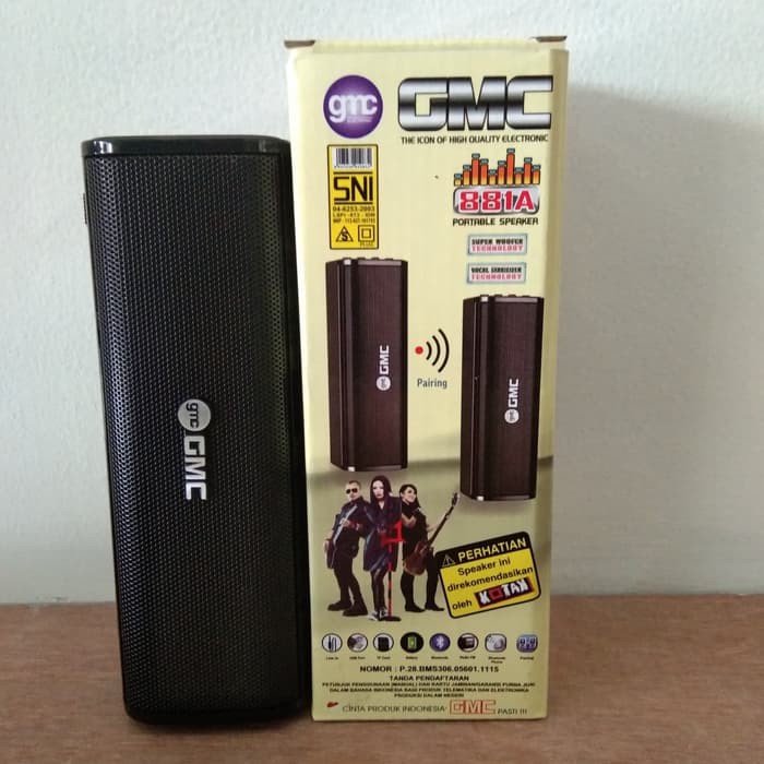 Speaker Bluetooth Portable GMC 881A