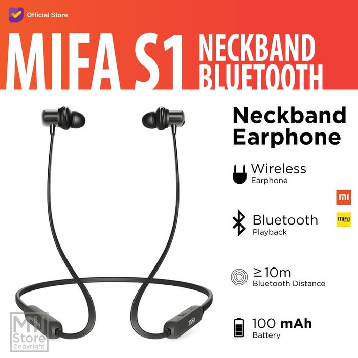 MiFa S1 Neckband Wireless Bluetooth Earphone