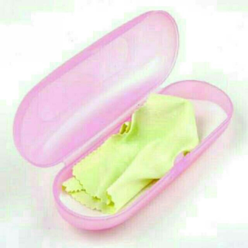 (SYA92) Box kacamata free Lap pembersih kacamata