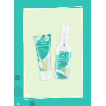 Emina Aloe Vera | Face Mist / Aloe Vera Gel 92% l Moisturizing | Pelembab Kulit |