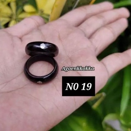 Cincin mata 1 hitam ukuran 19 kokka kaokah